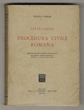 Istituzioni procedura civile usato  Firenze