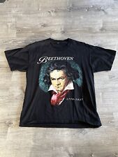 Camiseta Vintage Beethoven Masculina Preta Ponto Único Anos 90 Rara Tamanho XL Clássica comprar usado  Enviando para Brazil