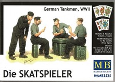 Cartas de baralho Master Box WWII German Tankmen, 4 figuras, com acessórios 1/35 25 comprar usado  Enviando para Brazil