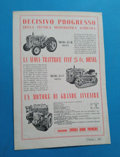 Pubblicita 1953 trattrice usato  Roma