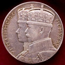 Silver jubilee medallion for sale  LEAMINGTON SPA