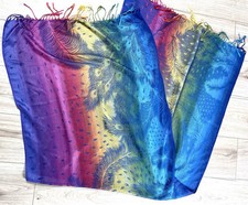 Rainbow scarf shawl for sale  OBAN