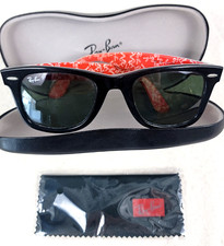 Ray Ban Wayfarer Original Estampas Raras Edição Limitada Vermelho Com Estojo 2140 1016 50-22 comprar usado  Enviando para Brazil