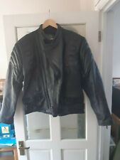 Black padded leather for sale  LOUGHTON