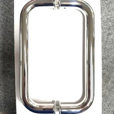 Cabo tubular CRL equivalente cromado polido 8" série BM traseira para trás comprar usado  Enviando para Brazil
