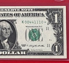 1963 NOTA DE ESTRELA NOTA DE US$ 1 DÓLAR (DALLAS K) NÃO CIRCULADA comprar usado  Enviando para Brazil