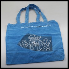 vintage Niebieski lniany Wielokrotnego użytku Shopper Ramię Rękaw Torebka Torebka NOS na sprzedaż  PL
