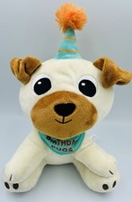 Bandana chapéu creme marrom 9" Birthday Pugs cachorro pelúcia saudações americanas comprar usado  Enviando para Brazil