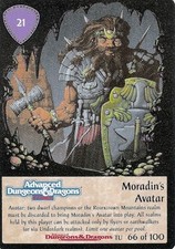 Moradin's Avatar 66/100 - Underdark Spellfire CCG TSR, Inc. 1995 comprar usado  Enviando para Brazil