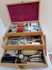 Nähkasten randvoll utensilien gebraucht kaufen  Gütersloh