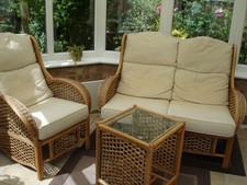 Cane conservatory furniture. for sale  TAUNTON