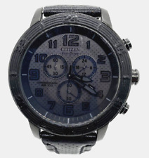 Relógio de pulso Citizen Eco-Drive modelo H504-S085861 cronógrafo WR 100 mostrador preto comprar usado  Enviando para Brazil