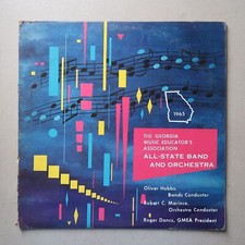 ALL-STATE BAND AND ORCHESTRA THE GEORGIA MUSIC EDUCATOR'S VINYL LP VG 92 segunda mano  Embacar hacia Mexico