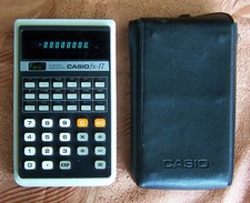 Usado, Rara Calculadora de Bolso Científica 1976 Casio fx-17 fabricada no Japão – ΝΟ icc hp sr comprar usado  Enviando para Brazil