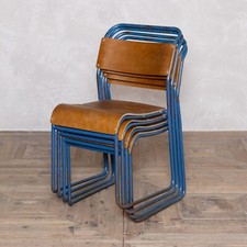 Vintage stacking chairs for sale  BURNTWOOD