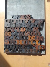 Wooden letterpress printing for sale  LONDON