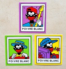 Lot advertising stickers d'occasion  Expédié en Belgium