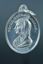 Raro Religioso Vachette Medalla Colgante Virgen Ángel Guarda Plata de Ley 19Th comprar usado  Enviando para Brazil