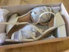 wide fit silver shoes for sale  HECKMONDWIKE