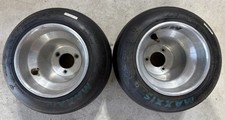Usado, 2 Maxxis ST3 11 X 6.00-6 Roda de Pneu Go Kart Carrinho de Corrida Drift Trike Banqueta de Bar comprar usado  Enviando para Brazil