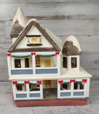 Vintage House of Lloyd Deluxe Plástico Vitoriano Natal Casa Iluminada SEM LUZ comprar usado  Enviando para Brazil