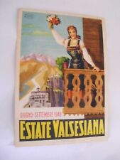 Pubblicità estate valsesiana usato  Asti