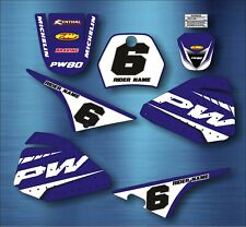 Yamaha blue graphics for sale  LANCASTER
