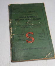 Máquina de costura Singer manual de instruções 221 de 1941 (loc N78M p2) comprar usado  Enviando para Brazil