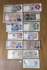 Lotto banconote lire usato  Beinasco