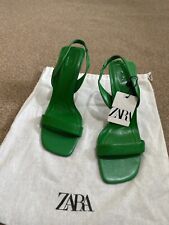Zara green heels for sale  BARKING