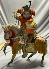Usado, Antigo Samurai Japonês Musha Ningyo Guerreiro a Cavalo - Papel Machê - LER ESCRIVANINHA comprar usado  Enviando para Brazil