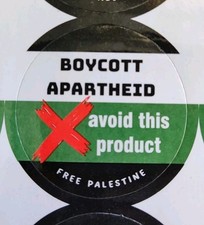 X100 boycott stickers for sale  CHERTSEY