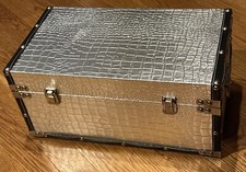 Silver crocodile faux for sale  Winston Salem