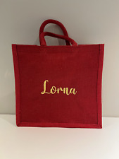 Red jute gift for sale  STAFFORD