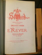 Ernest reyer sigurd d'occasion  Rennes