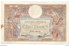 100 francs olivier d'occasion  Freyming-Merlebach