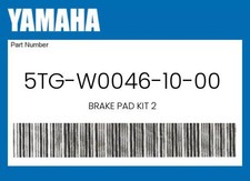 Kit de pastilhas de freio genuínas Yamaha 2 - 5Tg-W0046-10-00, usado comprar usado  Enviando para Brazil