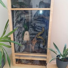 Terrarium 120x60x60 felswand gebraucht kaufen  Egling