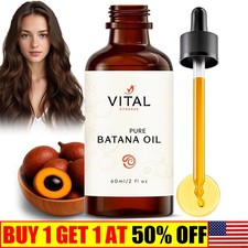 Óleo de batana Vital Strands 100% orgânico para crescimento de cabelo para todos os tipos de cabelo 60ml, usado comprar usado  Enviando para Brazil