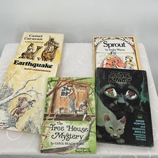 Children's Book Lot - Star Kaat, Sprout Tree House Mystery, Earthquake And Came comprar usado  Enviando para Brazil