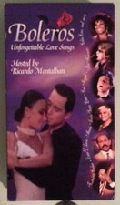 BOLEROS UNFORGETTABLE LOVE SONGS hosted by ricardo montalban   VHS VIDEOTAPE , usado comprar usado  Enviando para Brazil