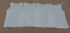 Boys white vests for sale  BATH