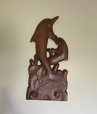 Dolphin carved wood for sale  York