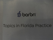 2024 BARBRI Bar Exam Review Topics in FLORIDA (FL Conviser, Questions, Essay MCQ comprar usado  Enviando para Brazil