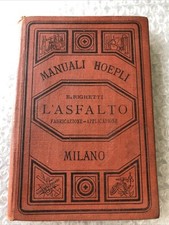 Manuale hoepli asfalto usato  Torre Canavese