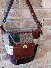 coach holiday patchwork bag for sale  Apex