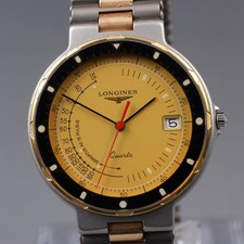 Raro modelo Longines Conquest 4985 L156.4 relógio de quartzo masculino vintage do Japão, usado comprar usado  Enviando para Brazil