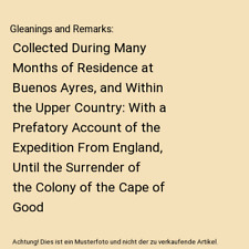 Gleanings and remarks gebraucht kaufen  Trebbin