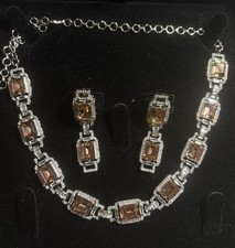 Swarov inspired brown for sale  LONDON