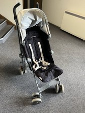 Maclaren black pushchair for sale  READING